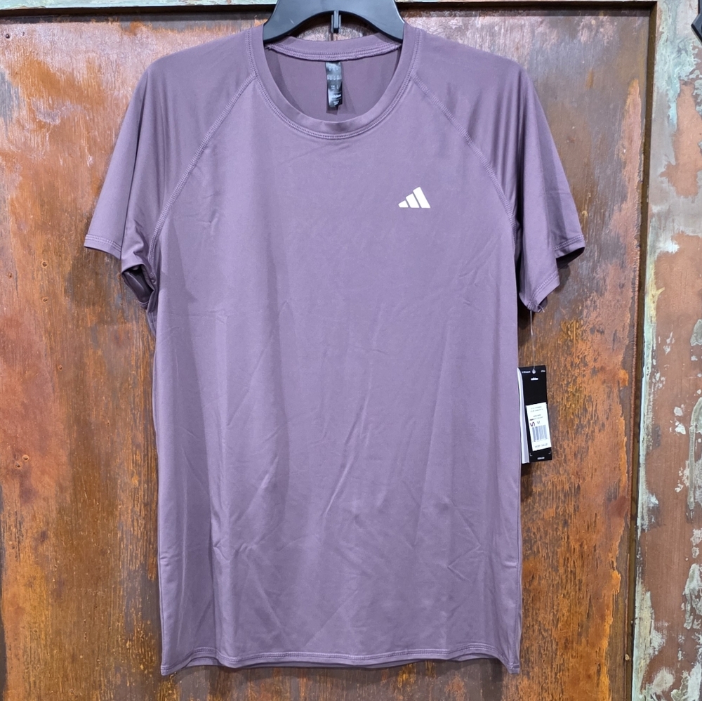 Adidas Men's Short Sleeve Tee in Plum